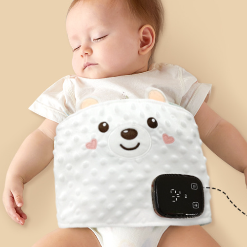 Baby Anti-Flatulence Hot Compress Pillow with Adjustable Strap