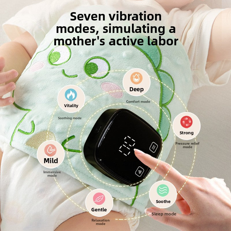 Baby Anti-Flatulence Hot Compress Pillow with Adjustable Strap