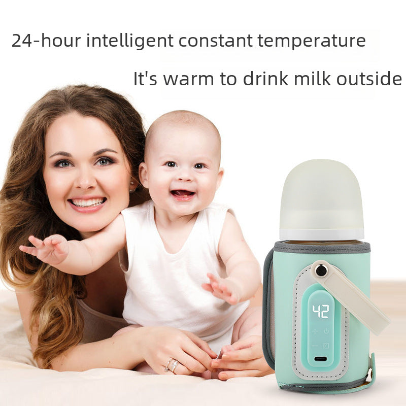 Portable milk warmer for infants when making milk
