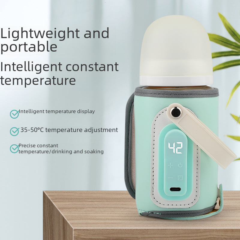 Portable milk warmer for infants when making milk