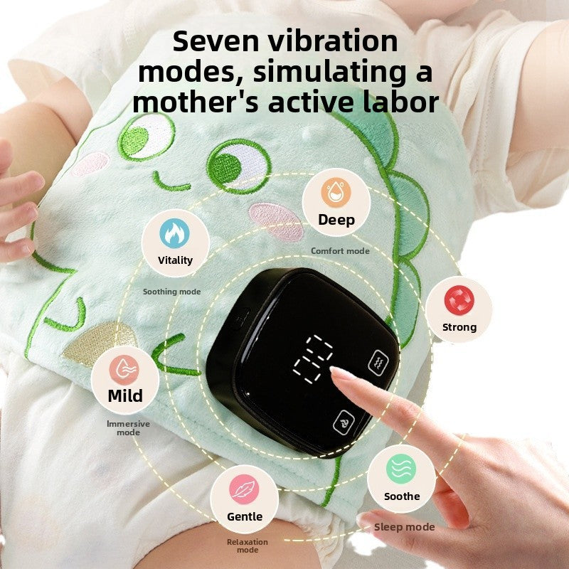 Baby Anti-Flatulence Hot Compress Pillow with Adjustable Strap